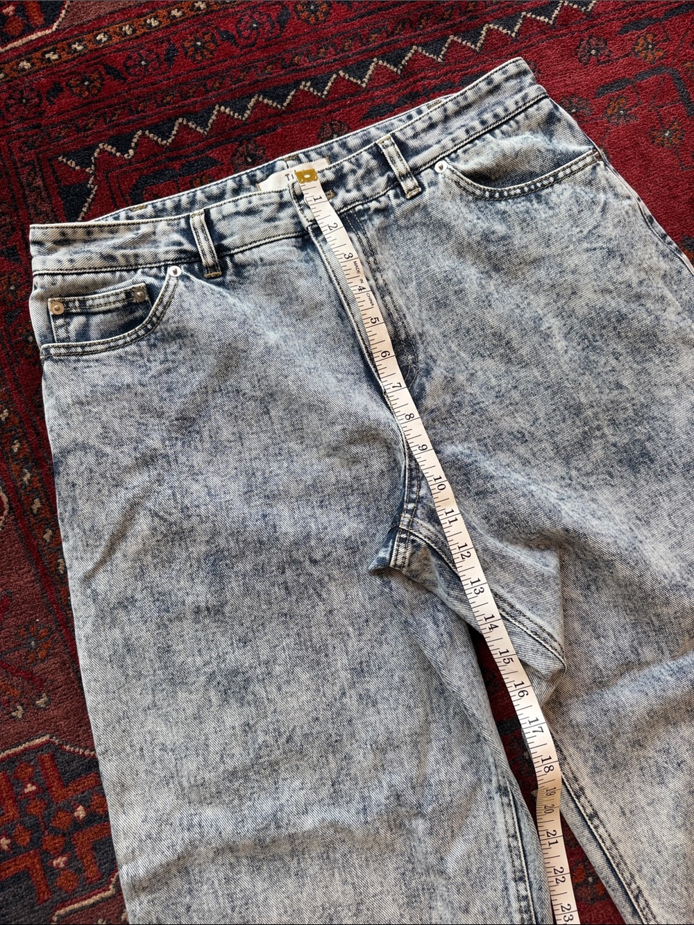 Tibi Brancusi Blue Acid Wash Jeans - Picture 6 of 6